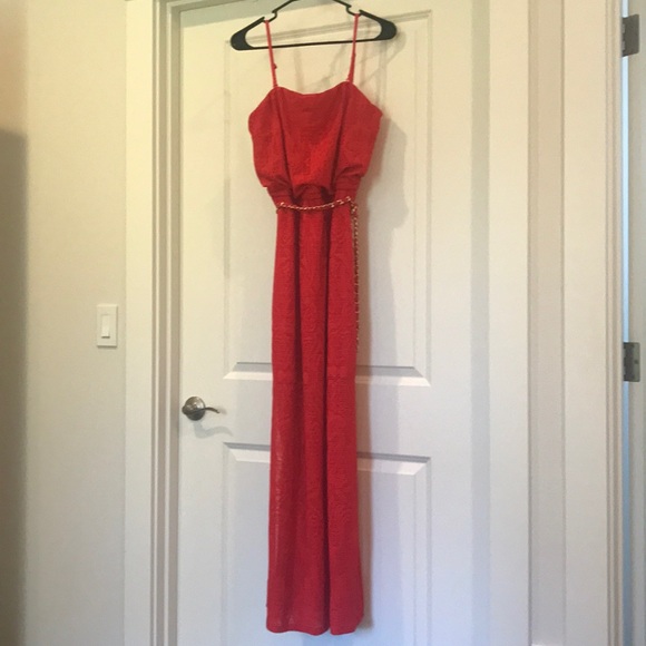 Cache Dresses & Skirts - CACHE red maxi dress
